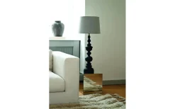 Lampfötter-Hallbergs Yorkshire Lampfot 46cm Antik Svart