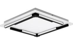 Plafonder-Eglo Zampote Plafond 38cm 3000K 25W Svart/Vit