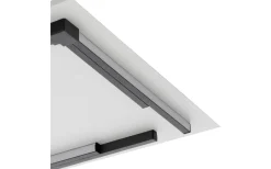Plafonder-Eglo Zampote Plafond 38cm 3000K 25W Svart/Vit