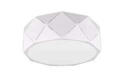 Plafonder-Trio Lighting Zandor Plafond 3xE27 matt vit