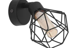 Läslampor-Eglo Zapata Vägglampa LED 3000K 3W Svart