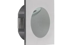 230V Led Spotlights-Eglo Zarate Vägglampa Infälld LED 3000K 2W Silver