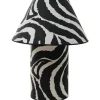 Bordslampor-Hallbergs Zebra Bordslampa 65cm Vit/Svart