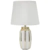 Bordslampor-Mauro Ferretti Zenit Bordslampa 40,5cm Vit/Guld