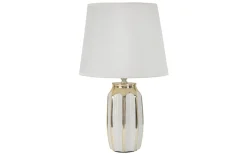 Bordslampor-Mauro Ferretti Zenit Bordslampa 40,5cm Vit/Guld