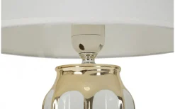 Bordslampor-Mauro Ferretti Zenit Bordslampa 40,5cm Vit/Guld