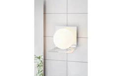 Badrumslampor Vägg-Markslojd Zenit Vägglampa 1L Krom/Opal IP44