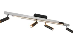 Avlånga Takspotlights|Takspot Med Minst 4 Lampor < Trio Lighting Zeno Spotlight LED 4-delat borstat aluminium/mattsvart