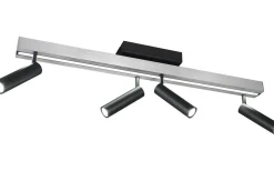 Avlånga Takspotlights|Takspot Med Minst 4 Lampor < Trio Lighting Zeno Spotlight LED 4-delat borstat aluminium/mattsvart