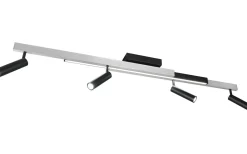 Avlånga Takspotlights|Takspot Med Minst 4 Lampor < Trio Lighting Zeno Spotlight LED 4-delat borstat aluminium/mattsvart