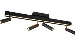 Avlånga Takspotlights|Takspot Med Minst 4 Lampor-Trio Lighting Zeno Spotlight LED 4-delat mattsvart
