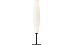 Vardagsrum|Golvlampor-Herstal Zenta Golvlampa 135cm LED 16W Svart/Opalglas