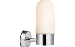 Badrum|Badrumslampor Vägg < Markslojd Zen Vägglampa Badrum IP44 Krom/Opal