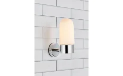 Badrum|Badrumslampor Vägg < Markslojd Zen Vägglampa Badrum IP44 Krom/Opal