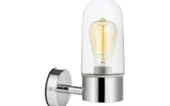 Badrum|Badrumslampor Vägg-Markslojd Zen Vägglampa Badrum Krom/Klar IP44