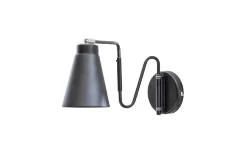 Läslampor-Hallbergs Zenzi Twist Vägglampa Svart