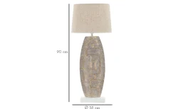Bordslampor-Mauro Ferretti Zeta Bordslampa 90cm Beige