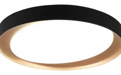 Badrumslampor Tak-Reality Zeta Plafond LED svart/guld