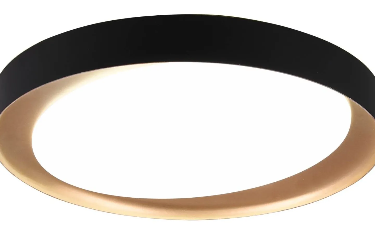 Badrumslampor Tak-Reality Zeta Plafond LED svart/guld