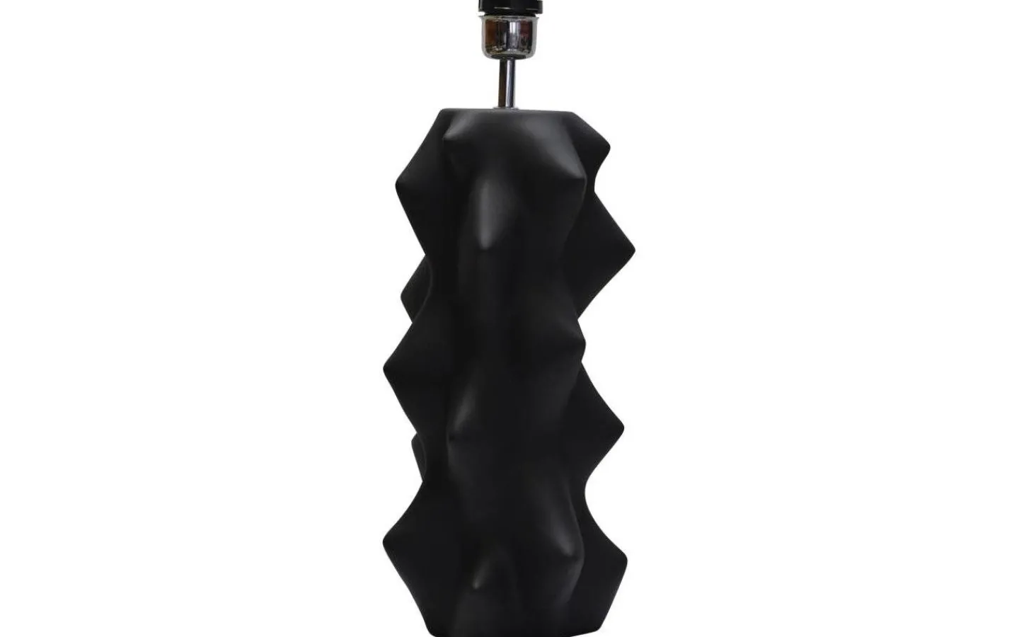 Vardagsrum|Sovrum < Hallbergs Zircon Lampfot 49cm E27 Black Matted