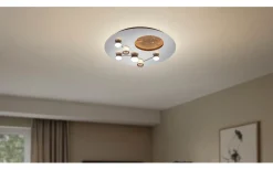 Badrumslampor Tak-Trio Lighting Zodiac Plafond LED i borstat stål