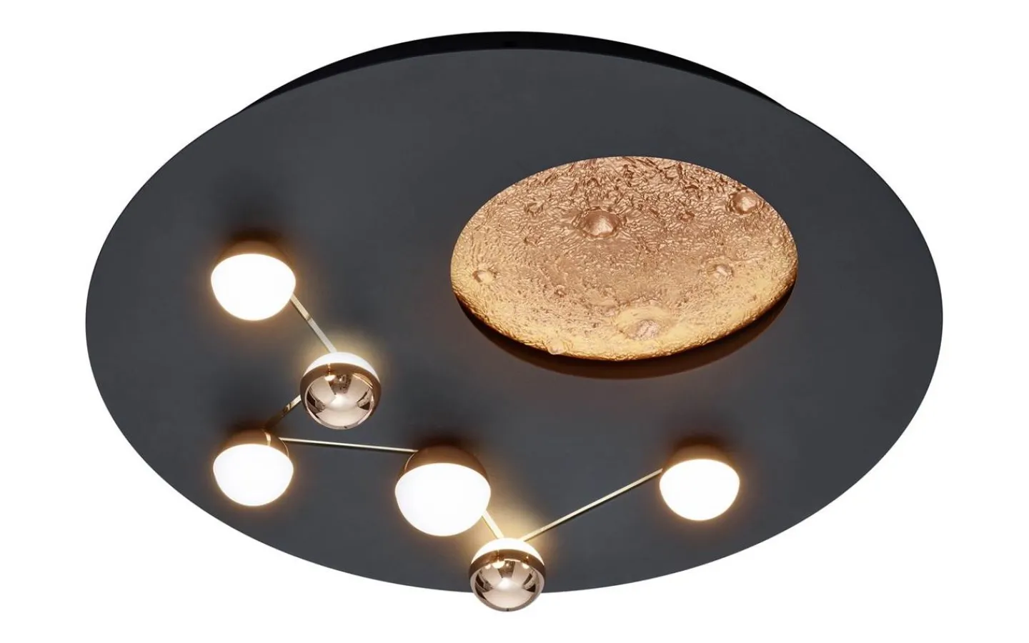 Badrumslampor Tak-Trio Lighting Zodiac Plafond LED mattsvart