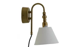 Läslampor-Hallbergs Zodiac Vägglampa Oxid svart sladd